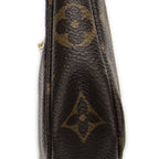 Louis Vuitton Mini Pochette Brown Monogram Canvas — view 7