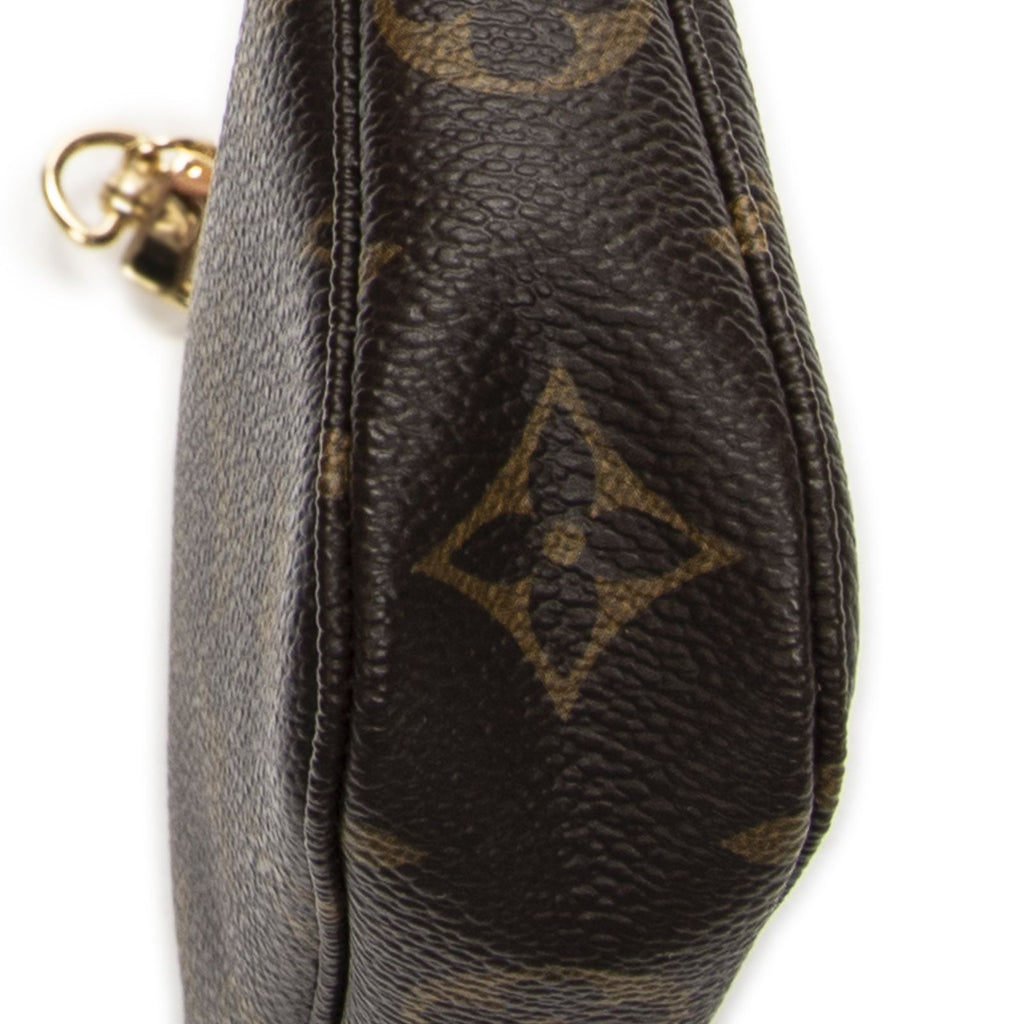 Louis Vuitton Mini Pochette Brown Monogram Canvas — view 8