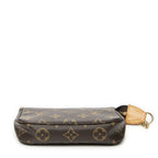 Louis Vuitton Mini Pochette Brown Monogram Canvas — view 6