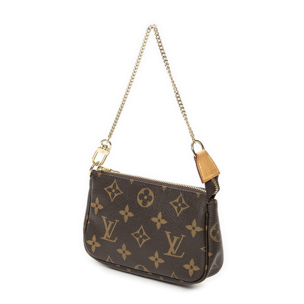 Louis Vuitton Mini Pochette Brown Monogram Canvas — view 2