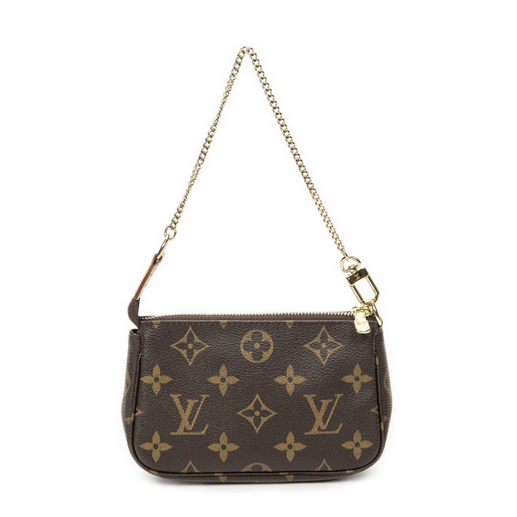 Louis Vuitton Mini Pochette Brown Monogram Canvas — view 5