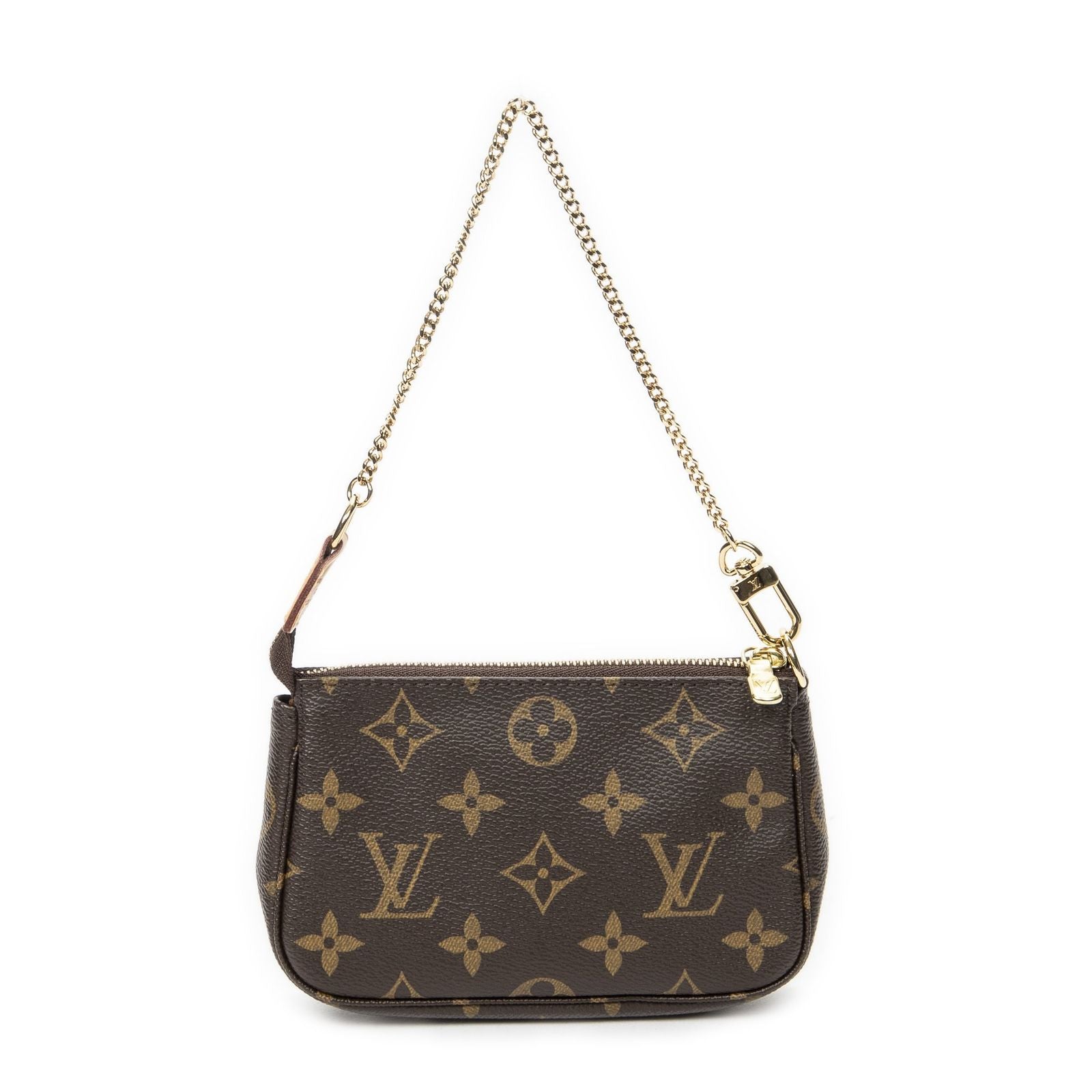 Louis Vuitton Mini Pochette Brown Monogram Canvas — view 5