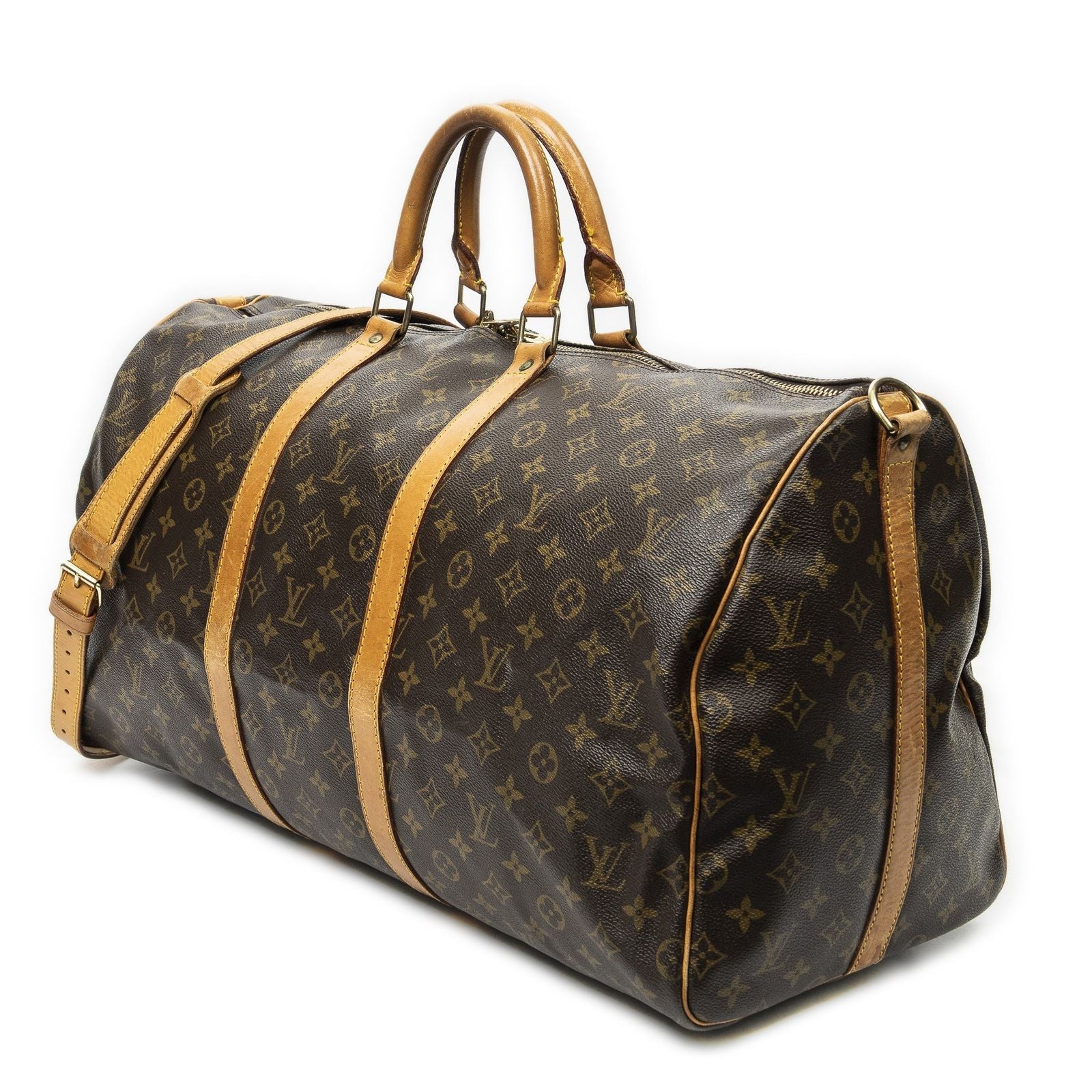 Louis Vuitton Keepall Bandouliere Brown Monogram Canvas — view 2
