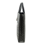 Celine Medium Vertical Cabas Black Brown Triomphe Canvas Messenger — view 3