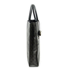 Celine Medium Vertical Cabas Black Brown Triomphe Canvas Messenger — view 4