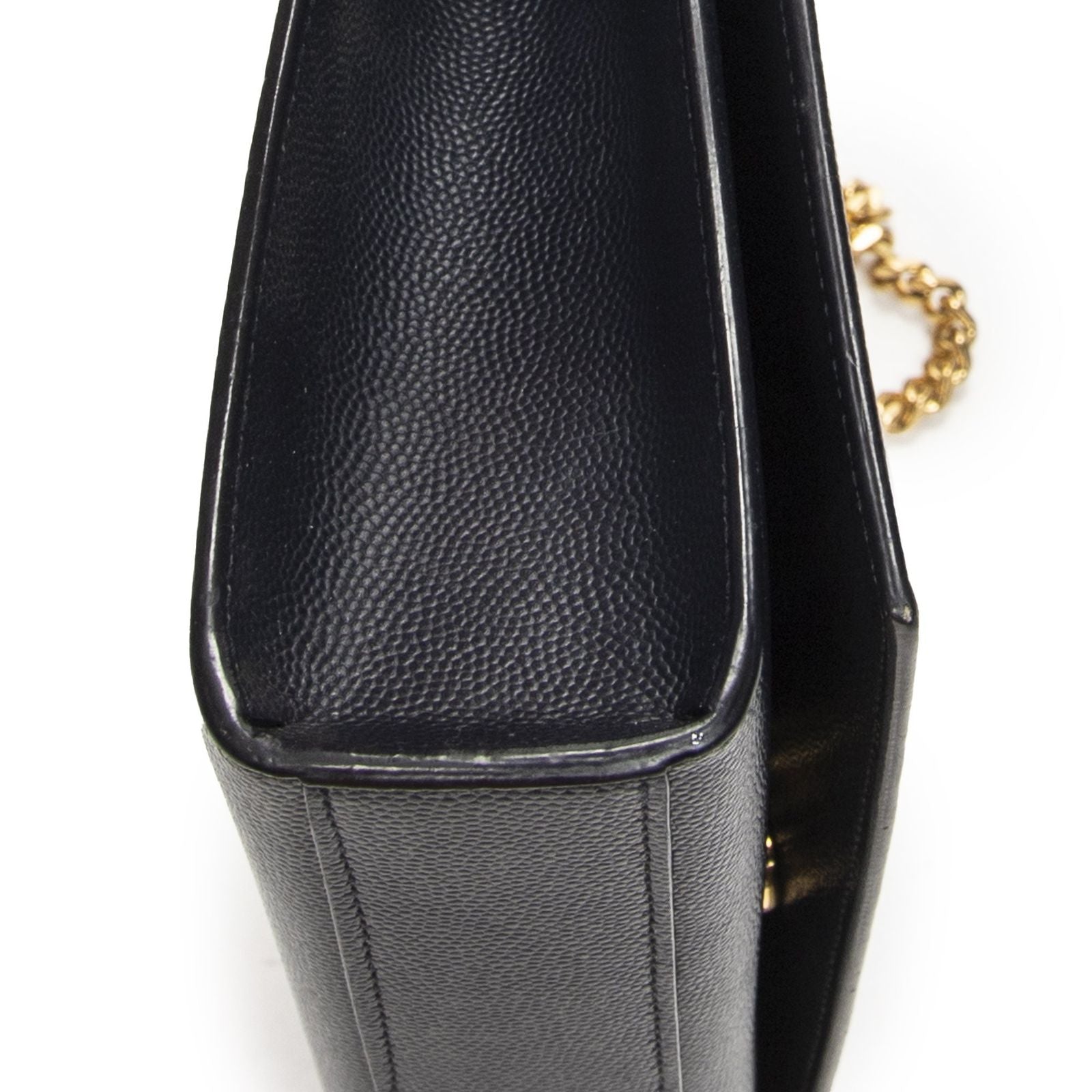 Saint Laurent Midi Amkeit Navy Gray Nde Poudre Leather Messenger — view 7