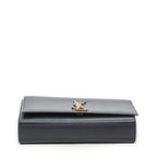 Saint Laurent Midi Amkeit Navy Gray Nde Poudre Leather Messenger — view 6