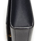 Saint Laurent Midi Amkeit Navy Gray Nde Poudre Leather Messenger — view 8
