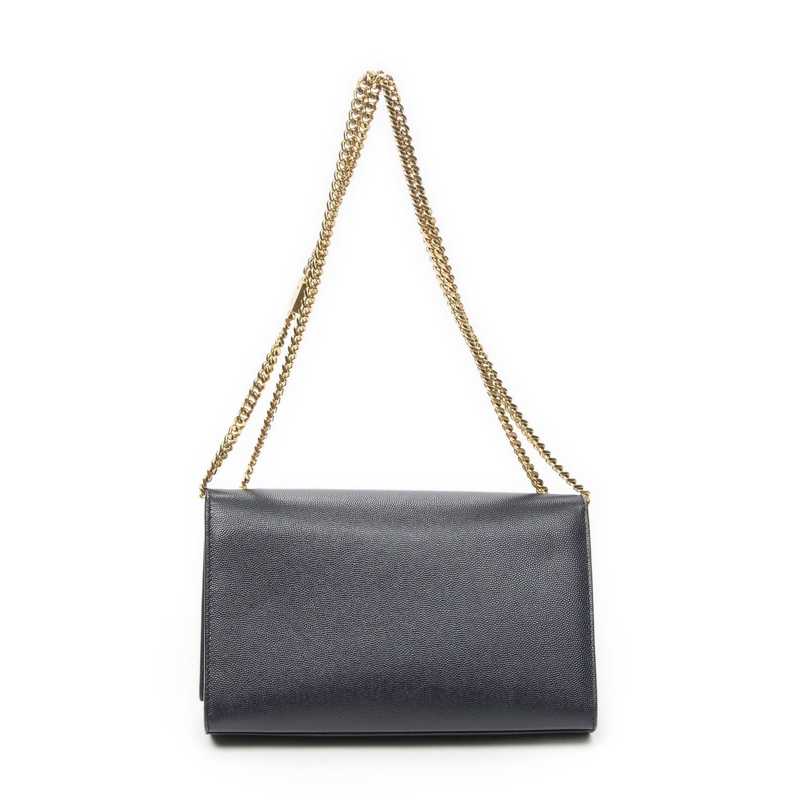 Saint Laurent Midi Amkeit Navy Gray Nde Poudre Leather Messenger — view 5