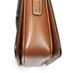 Celine Teen Triomphe Crossbody White Tan Canvas — view 8