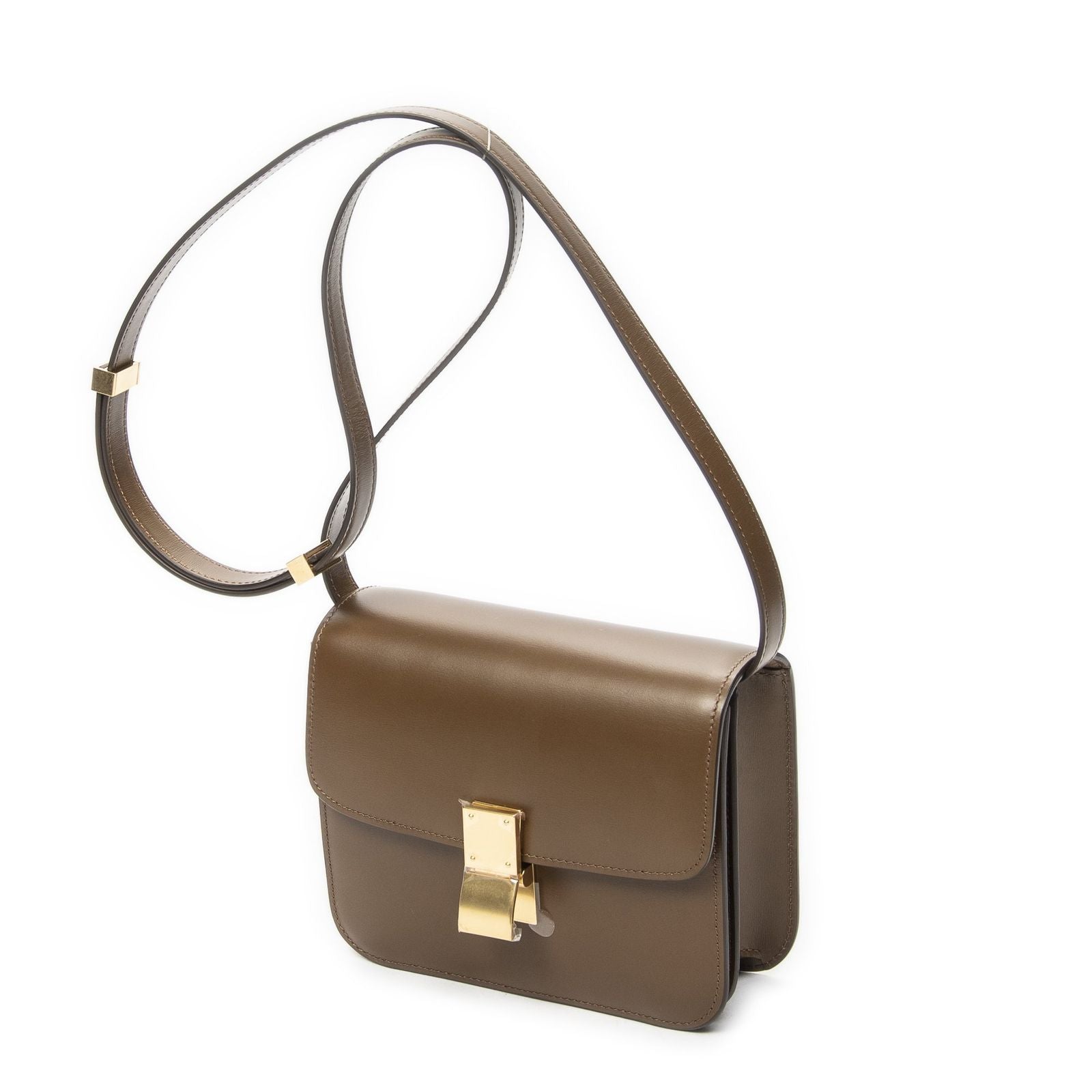 Celine Mini Classic Box Crossbody Brown Smooth Calfskin — view 2