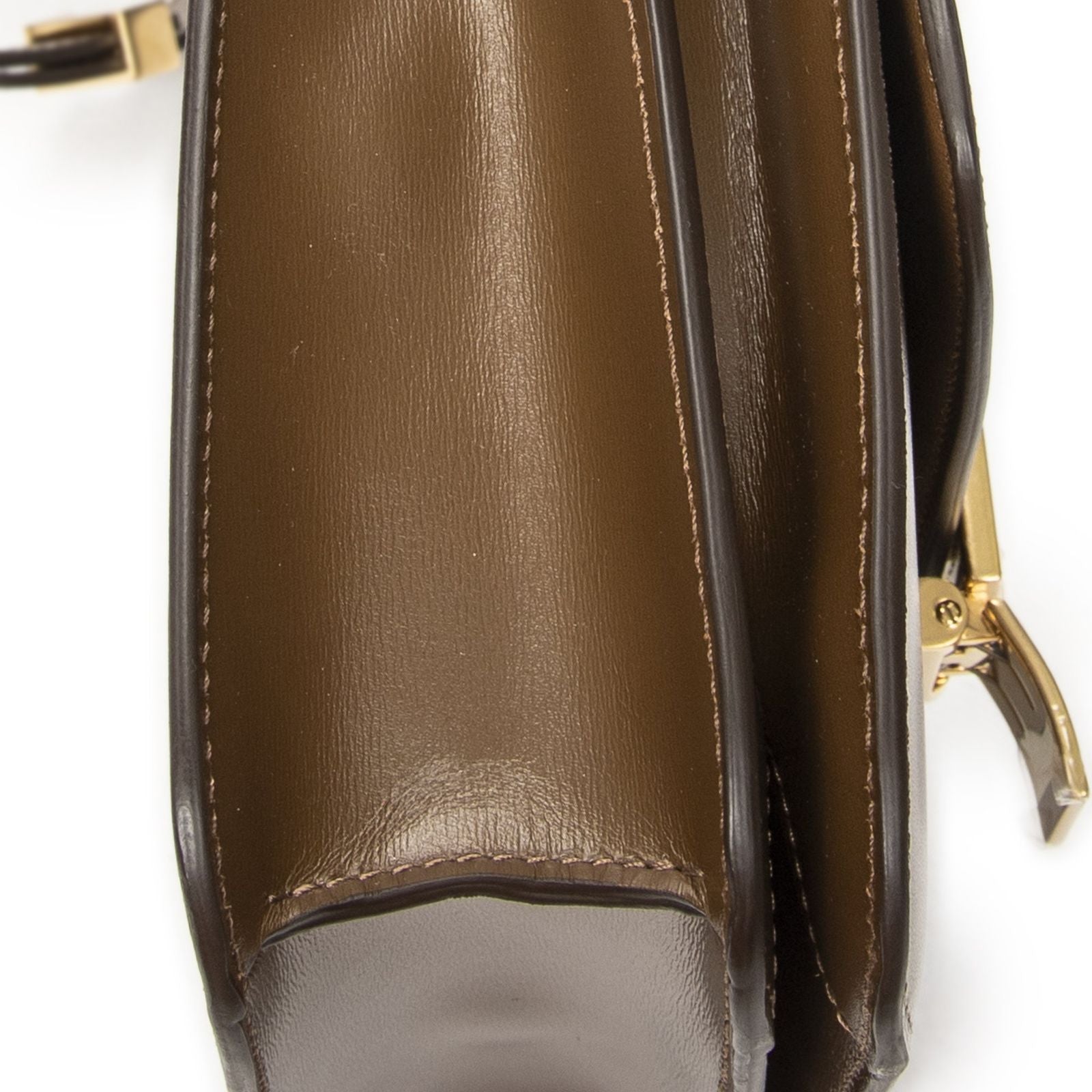 Celine Mini Classic Box Crossbody Brown Smooth Calfskin — view 7