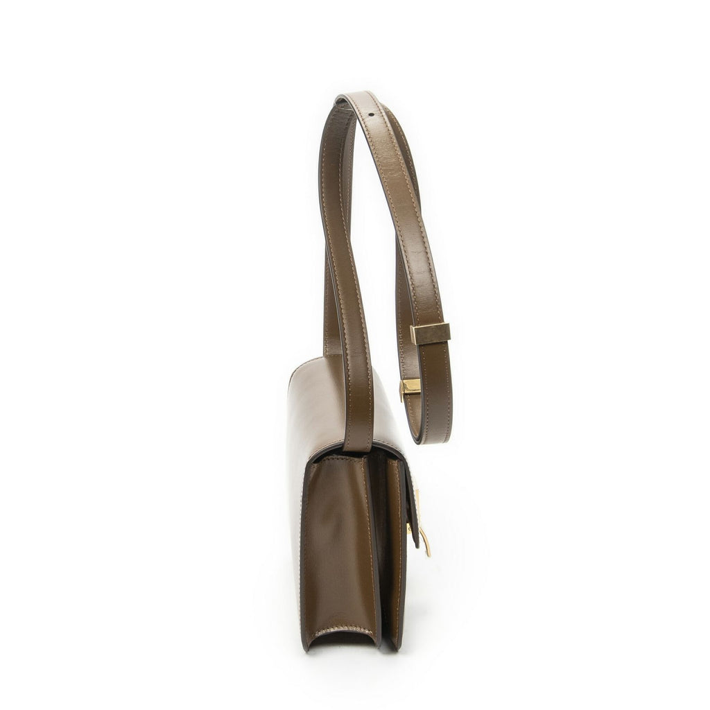 Celine Mini Classic Box Crossbody Brown Smooth Calfskin — view 4