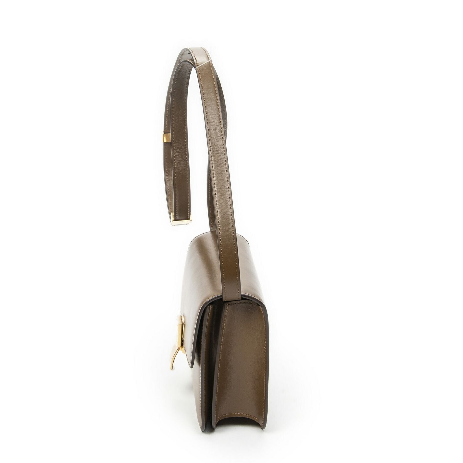 Celine Mini Classic Box Crossbody Brown Smooth Calfskin — view 3