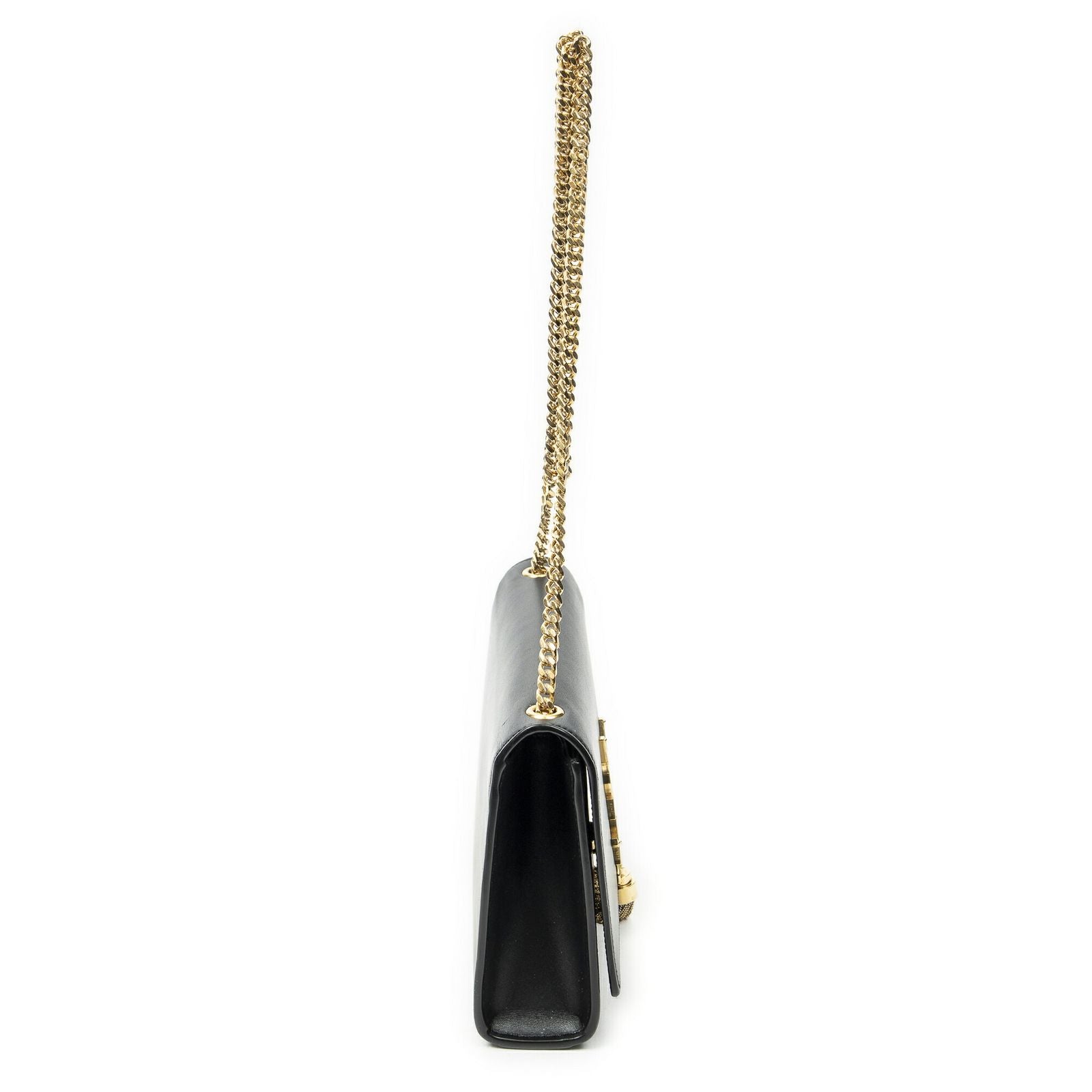 Saint Laurent Tassel Kate Black Calfskin Leather Messenger — view 4