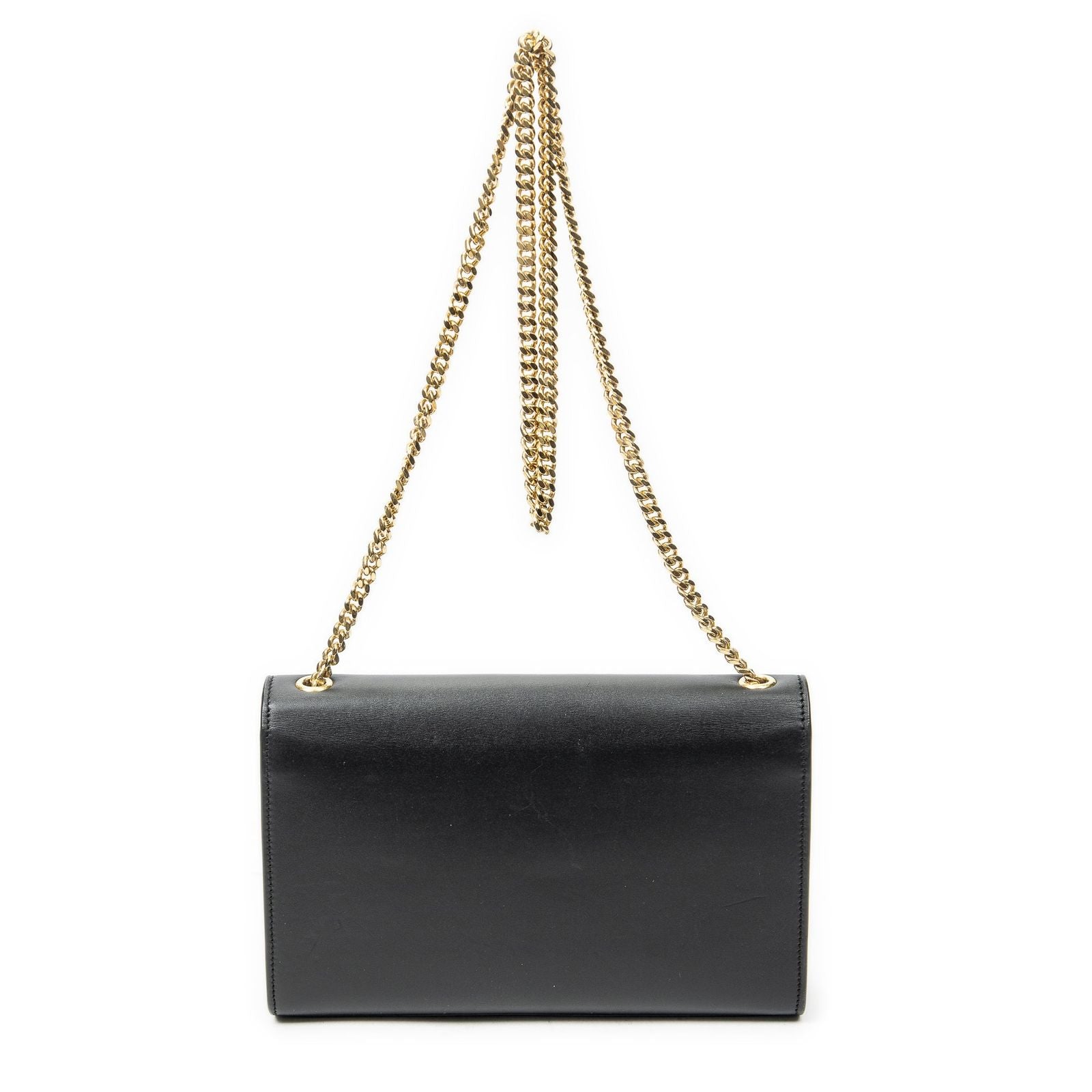 Saint Laurent Tassel Kate Black Calfskin Leather Messenger — view 5
