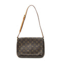 Louis Vuitton Musette Tango Brown Monogram Canvas Messenger