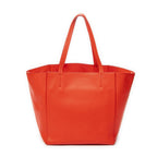 Celine Small Cabas Phantom Tote Red Gray Calfskin Leather — view 5