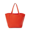 Celine Small Cabas Phantom Tote Red Gray Calfskin Leather