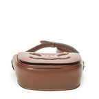 Celine Folco Cuir Triomphe Bag Brown Calfskin Leather — view 6