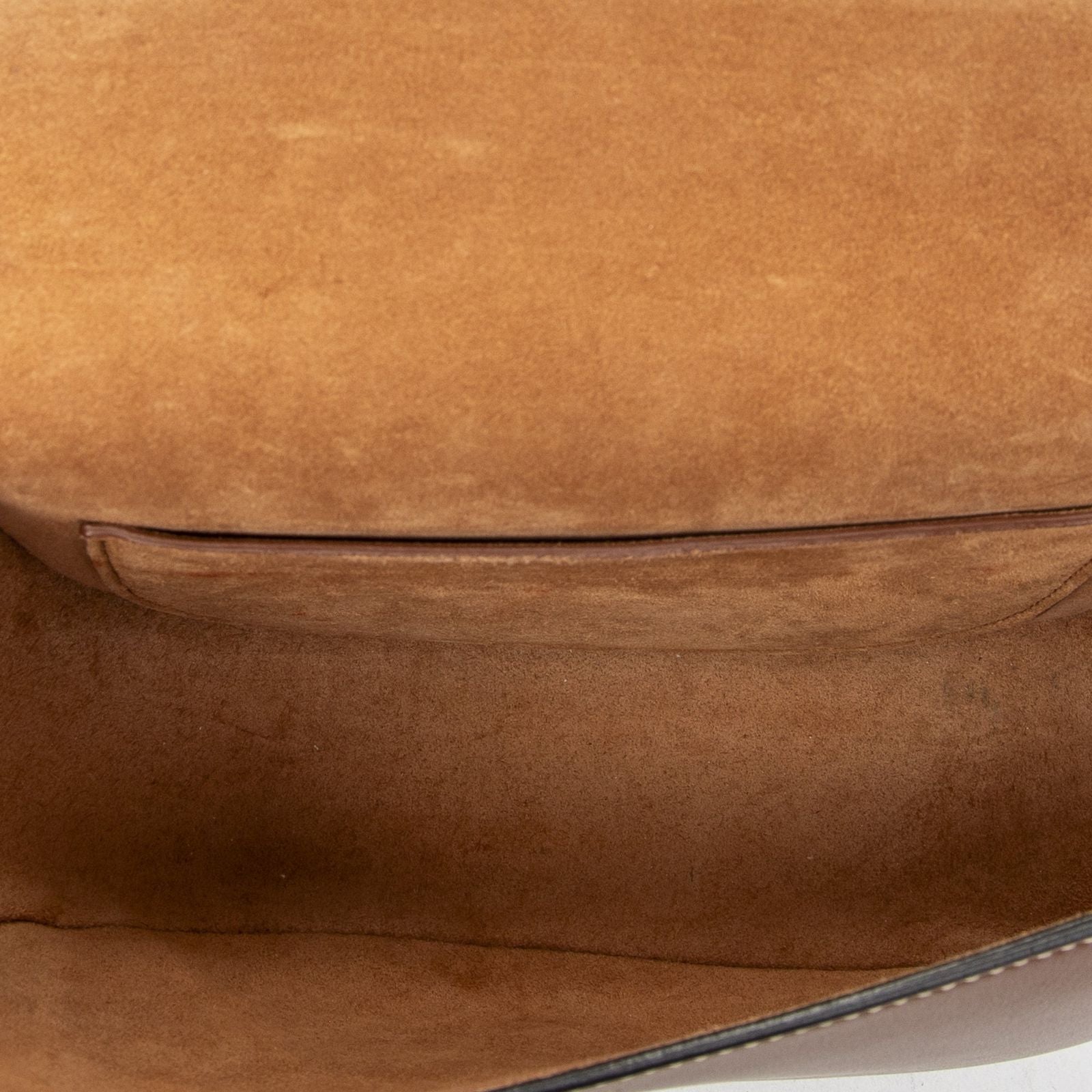 Celine Folco Cuir Triomphe Bag Brown Calfskin Leather — view 9