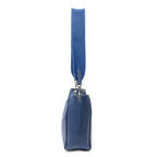 Celine Small Sangle Blue Gray Calfskin Leather Messenger — view 3