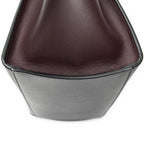 Celine Small Tricolor Trapeze Red Dark Brown Burgundy Calfskin Leather Messenger — view 7