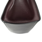 Celine Small Tricolor Trapeze Red Dark Brown Burgundy Calfskin Leather Messenger — view 8