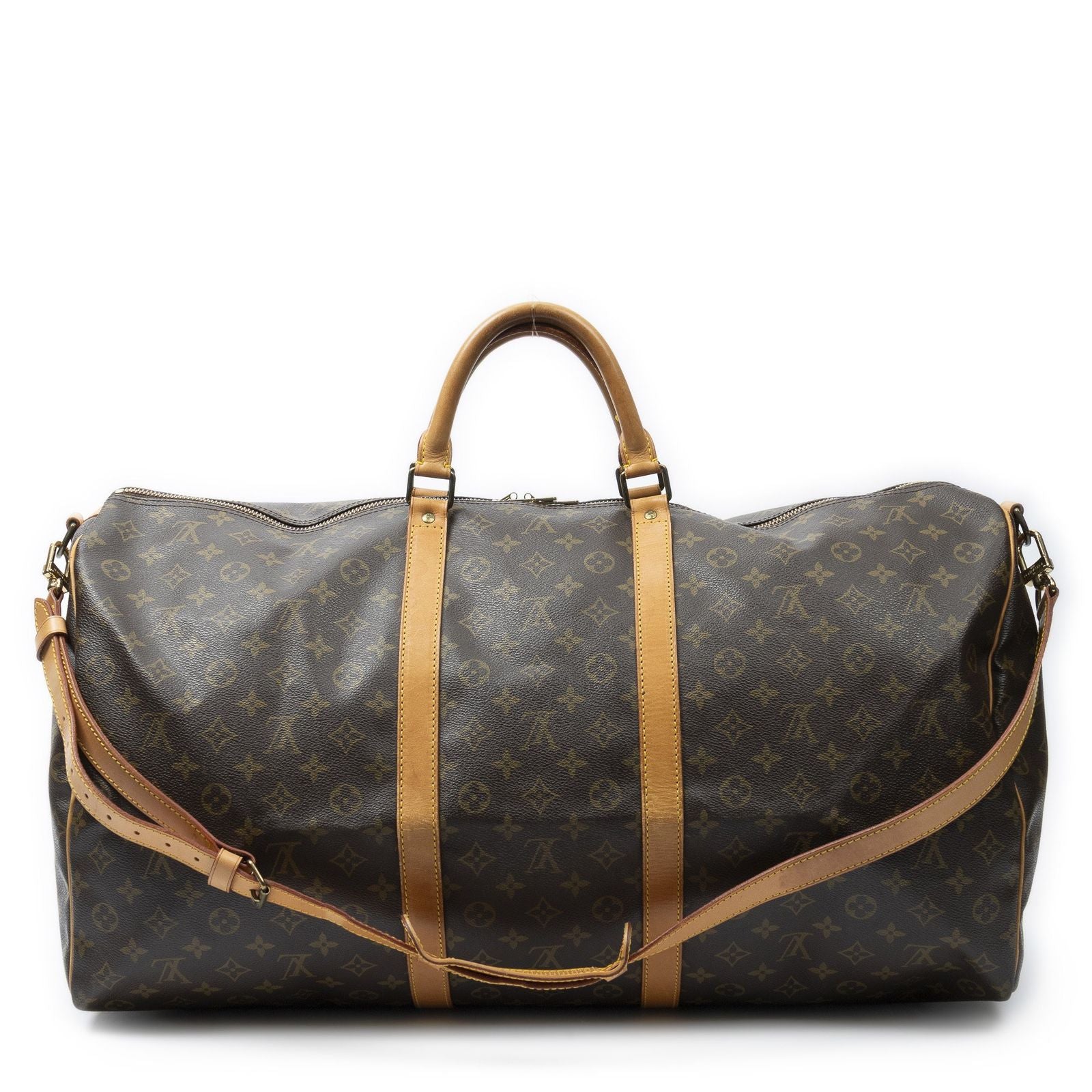 Louis Vuitton Keepall Bandouliere Brown Monogram Canvas — view 5