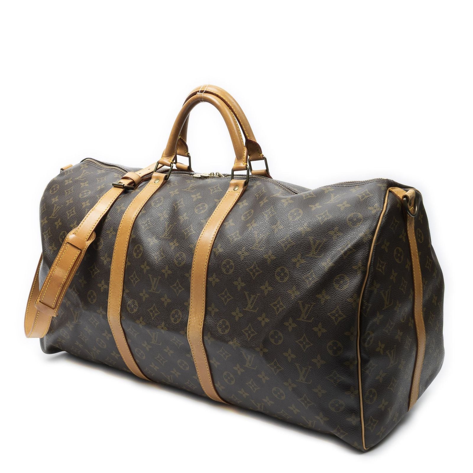 Louis Vuitton Keepall Bandouliere Brown Monogram Canvas — view 2