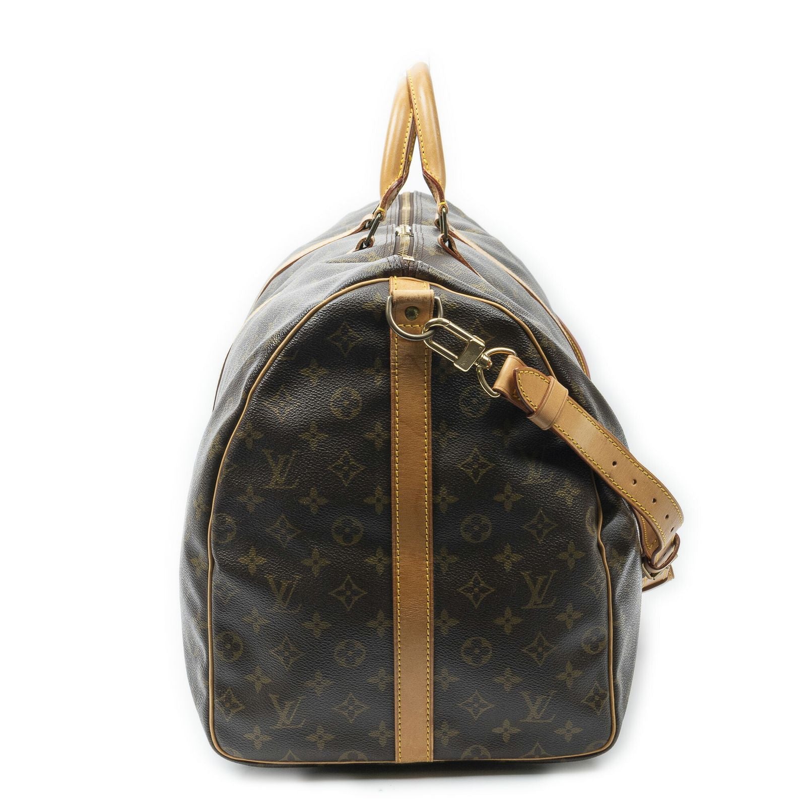 Louis Vuitton Keepall Bandouliere Brown Monogram Canvas — view 3