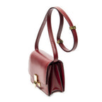 Celine Small Classic Box Red Calfskin Leather Messenger — view 2