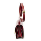 Celine Small Classic Box Red Calfskin Leather Messenger — view 3