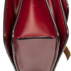 Celine Small Classic Box Red Calfskin Leather Messenger — view 7
