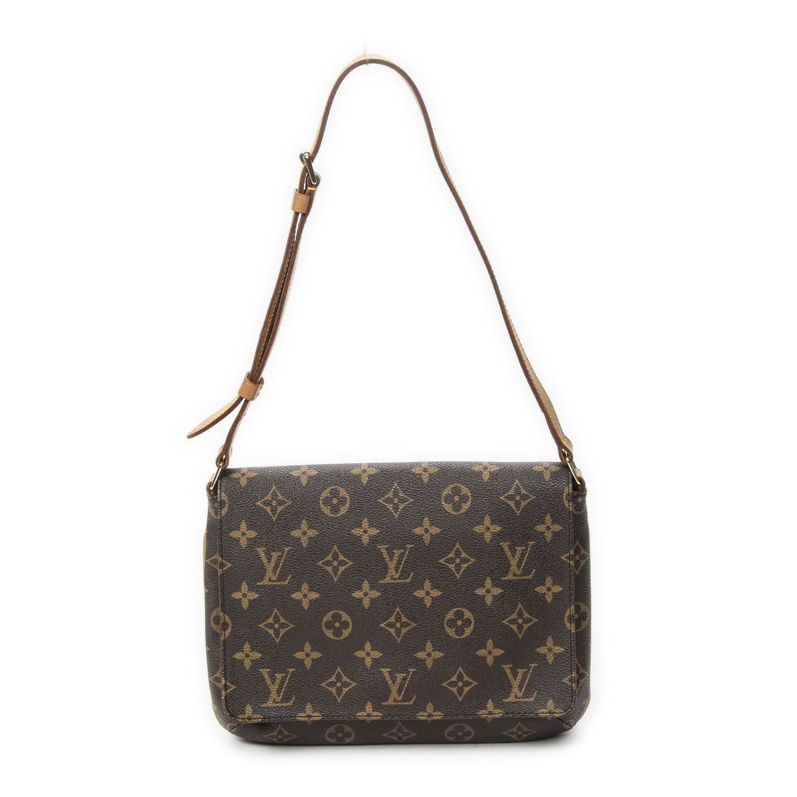 Louis Vuitton Musette Tango Brown Monogram Canvas Messenger