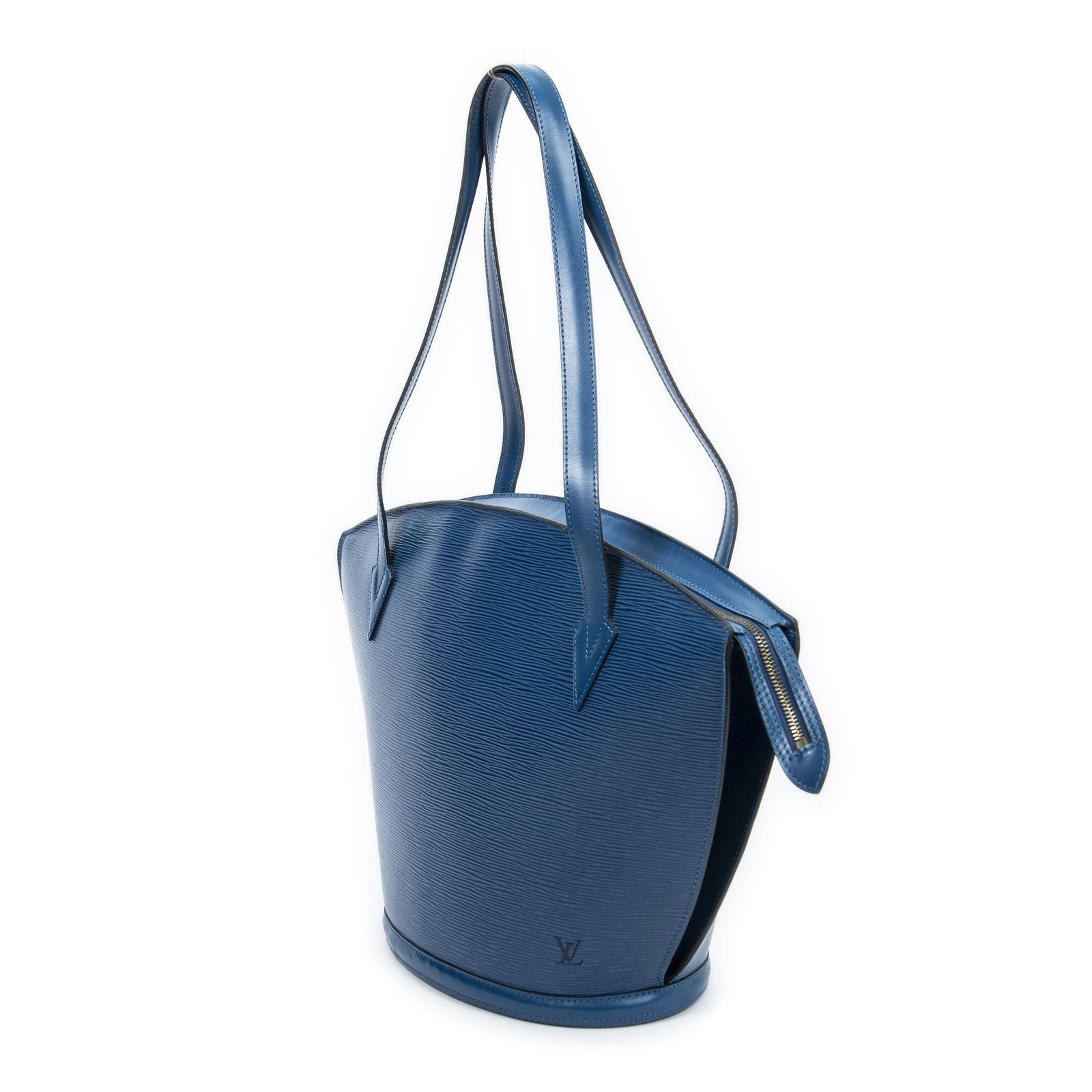 Louis Vuitton Saint Jacques Shopping Blue Epi Messenger — view 2