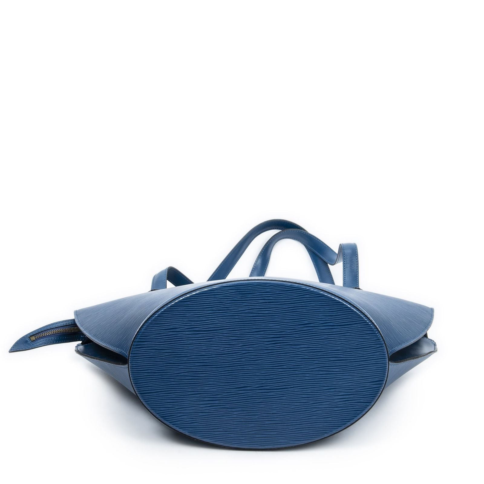 Louis Vuitton Saint Jacques Shopping Blue Epi Messenger — view 6