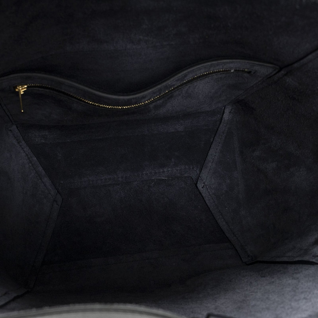Celine Medium Seau Sangle Navy Calfskin Leather Messenger — view 9