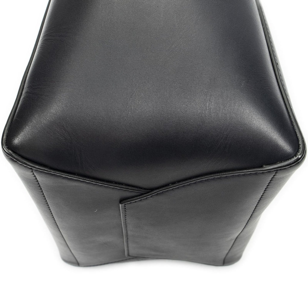 Celine Medium Seau Sangle Navy Calfskin Leather Messenger — view 8