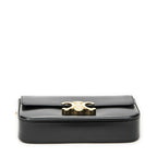Celine Claude Chain Black Smooth Calfskin Messenger — view 6