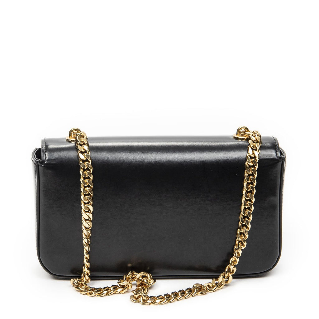 Celine Claude Chain Black Smooth Calfskin Messenger — view 5
