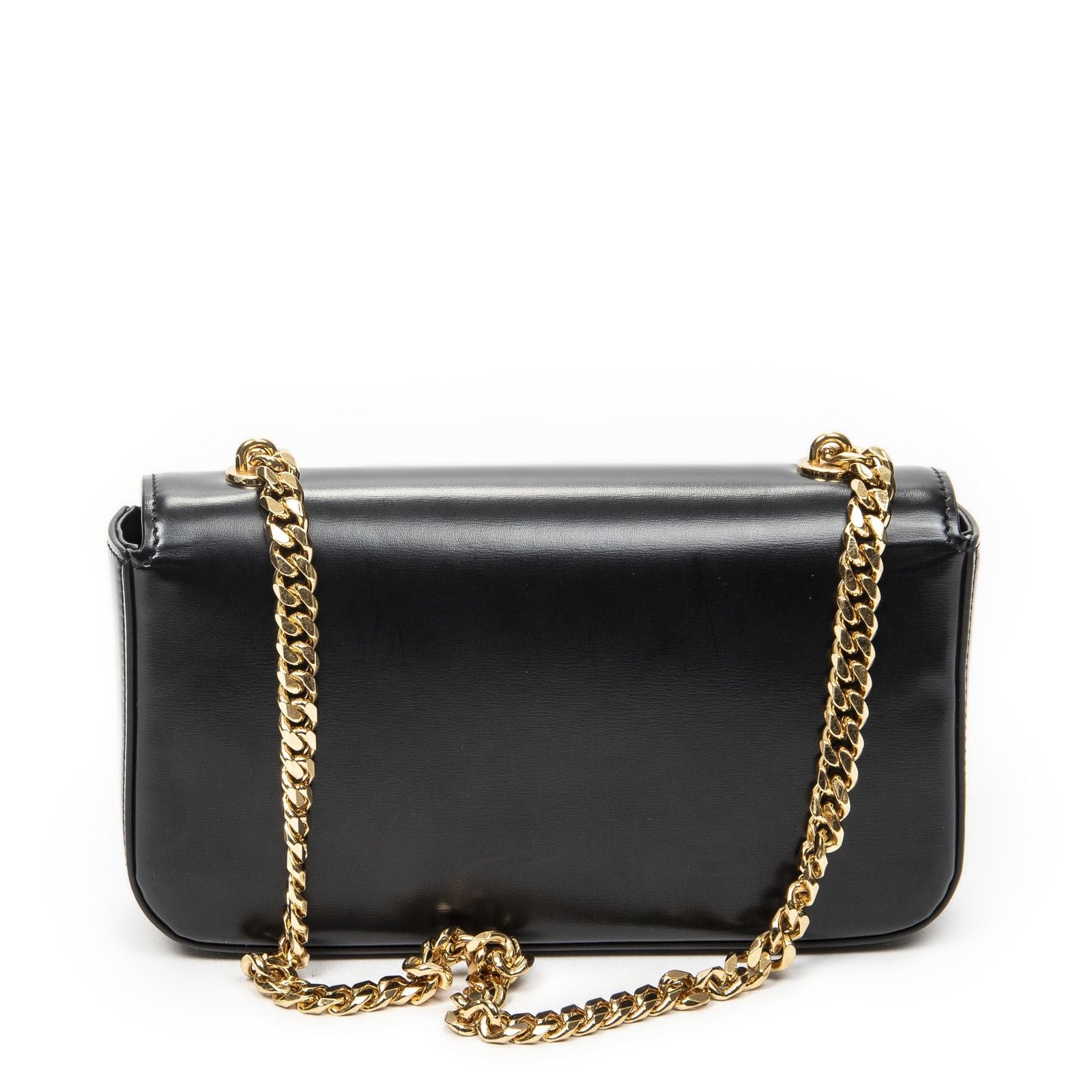 Celine Claude Chain Black Smooth Calfskin Messenger — view 5