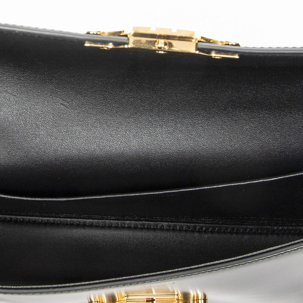 Celine Claude Chain Black Smooth Calfskin Messenger — view 9