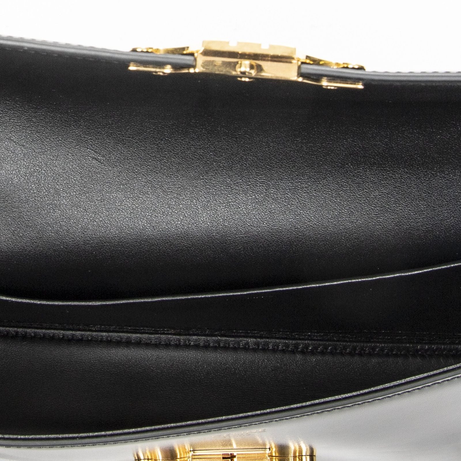 Celine Claude Chain Black Smooth Calfskin Messenger — view 9