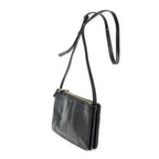 Celine Small Trio Crossbody Black Calfskin Leather — view 2