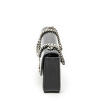Celine Claude Chain Black Smooth Calfskin Messenger — view 3