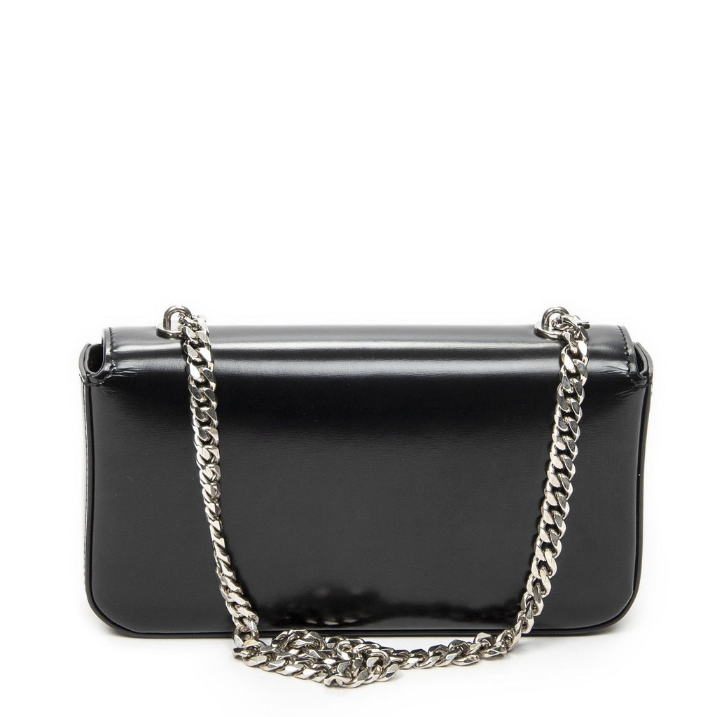 Celine Claude Chain Black Smooth Calfskin Messenger — view 5