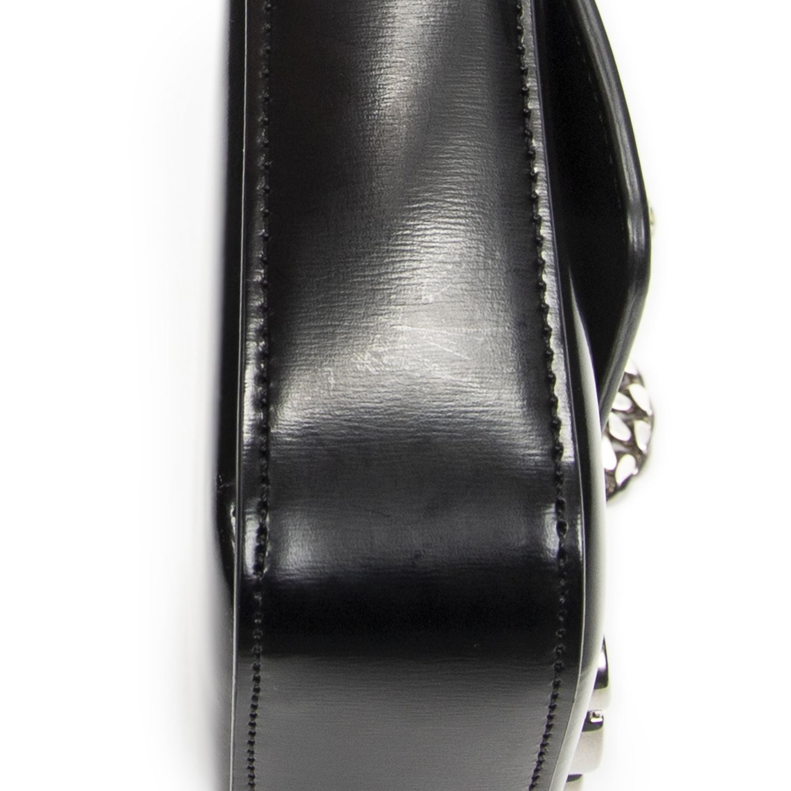 Celine Claude Chain Black Smooth Calfskin Messenger — view 7