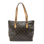 Louis Vuitton Cabas Piano Brown Monogram Canvas Tote — view 5