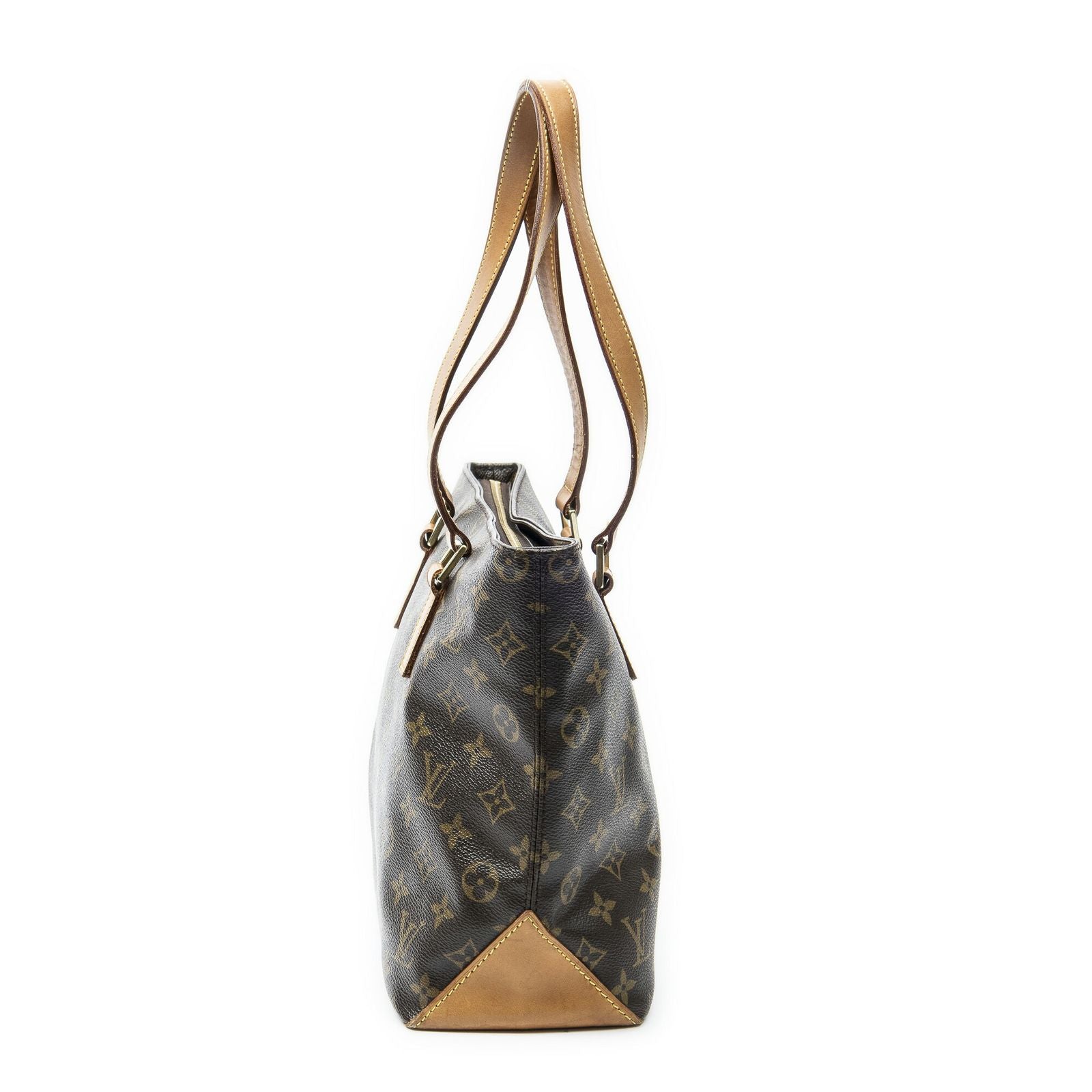 Louis Vuitton Cabas Piano Brown Monogram Canvas Tote — view 4